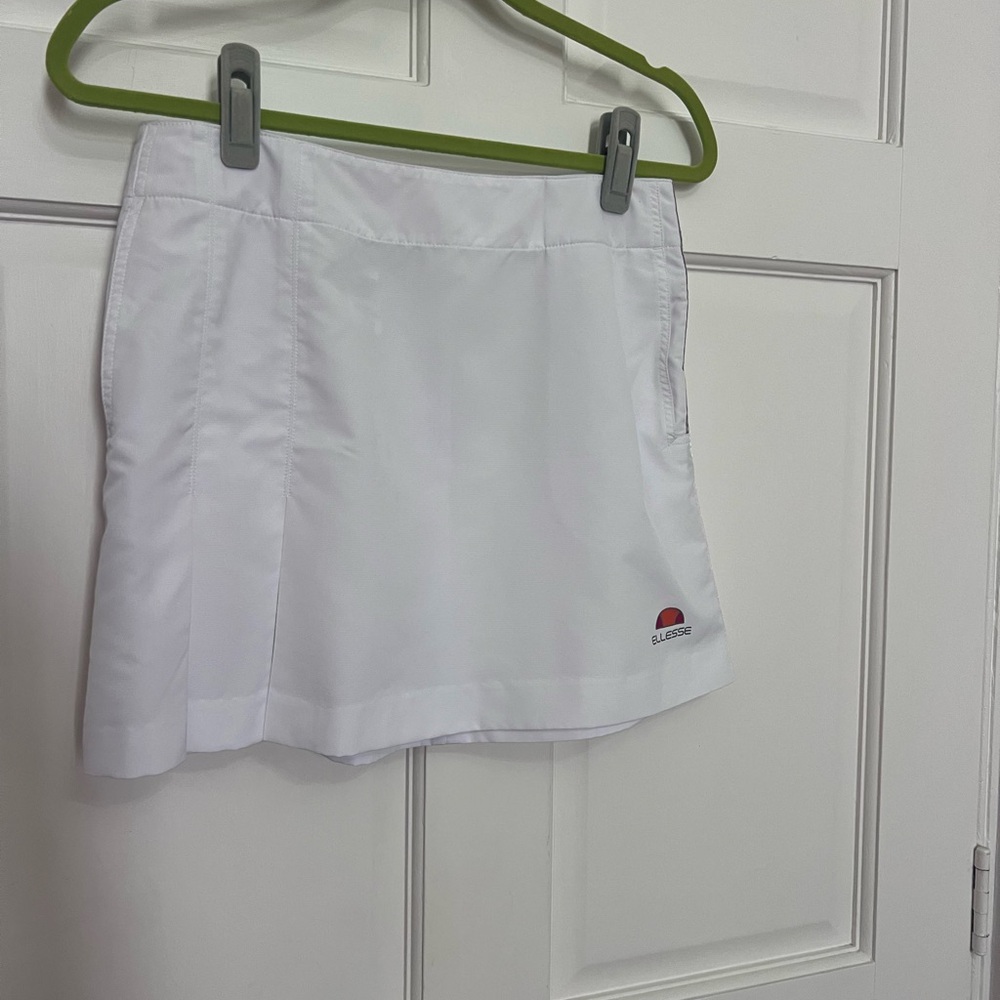 Ellesse White Tennis Skirt